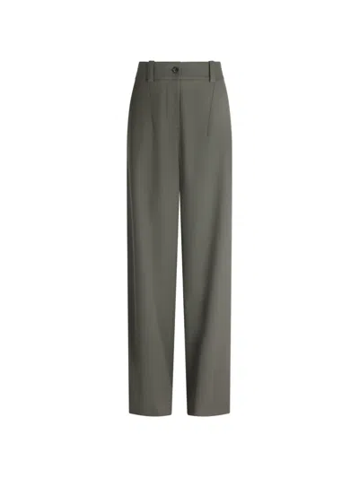 Patou Boyfriend Trousers In Gray