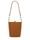 Patou Small Jp Bucket Bag In Brown