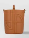 PATOU BUCKET BAG WITH TOP HANDLE AND ADJUSTABLE STRAP