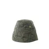 Patou Quilted Bucket Hat In Green