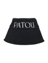 Patou Black Canvas Hat In 999b