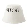 Patou Bucket Hat In White