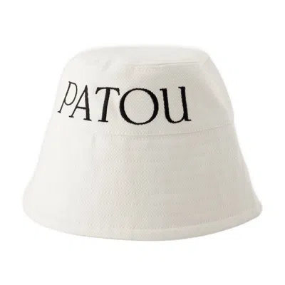 Patou Bucket Hat In White
