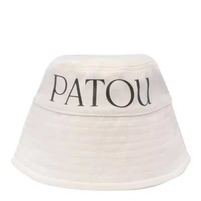 Patou Bucket Hat In White