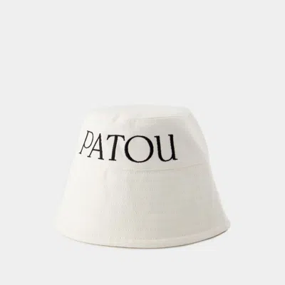 Patou Bucket Hat In White