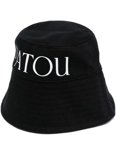 Patou Bucket Hat With Print In Black