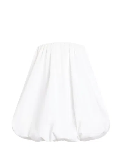 Patou Bustier Mini Dress In White