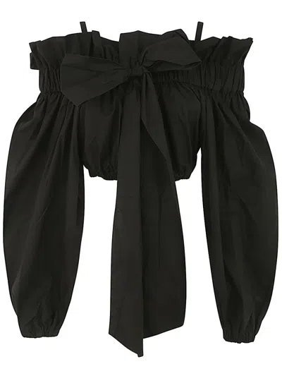 Patou Bustier Top Clothing In Black