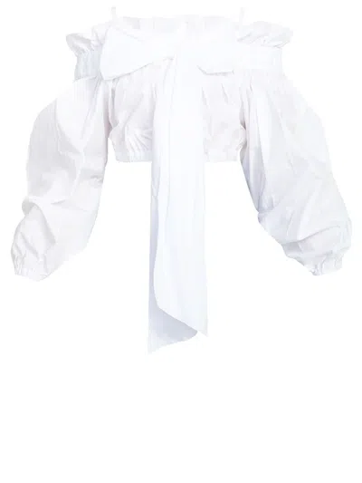 Patou Bustier Top In White