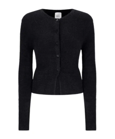 PATOU BUTTON-FASTENING KNITTED CARDIGAN