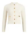 Patou Button Long-sleeved Sweater In Neutral