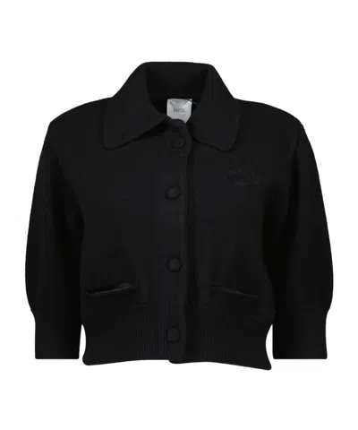 PATOU BUTTONED-UP WOOL CARDIGAN
