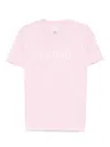 Patou Cotton T-shirt With Bold Logo And Relaxed Fit In Nude & Neutrals