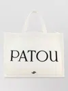 Patou -inspired Cotton Mini Bag With Decorative Trim