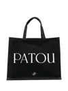 Patou Large Shoulder Handbag In Black