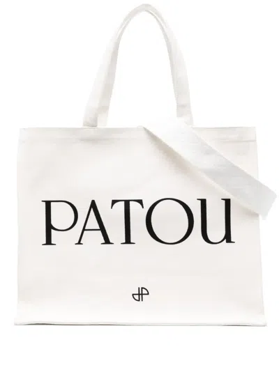 PATOU PATOU CANVAS TOTE BAG