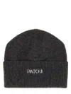 Patou Cap With Label And Logo In Black