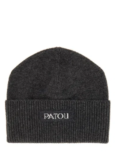 Patou Cap With Label And Logo In Black