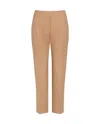 Patou Organic Cotton Cropped Trousers In Praline