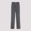 Patou Anthracite Cargo Cotton Trousers In A Anthracite