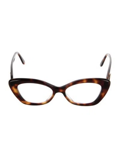 Pre-owned Patou Cat-eye Clear Sunglasses In Brown