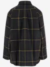 Patou Check-pattern Flap-pocket Shirt In Black