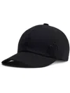 Patou Chenille-logo Baseball Cap In 黑色