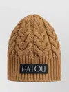 Patou Chunky Cable Knit Hat