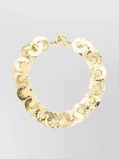 Patou Chunky Chain Coins Necklace