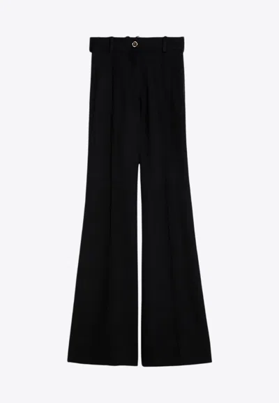 PATOU CLASSIC WOOL-BLEND FLARED PANTS