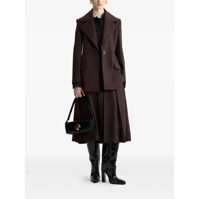 Patou Coat In Brown