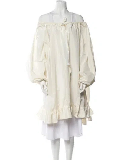Pre-owned Patou Coat W/ Tags In Neutral