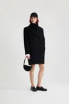Patou Coats Black In Black