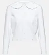 Patou Convertible Wool-blend Cardigan In White