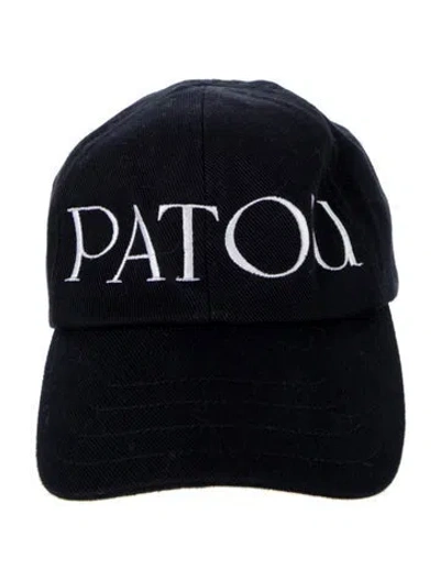 Pre-owned Patou Cotton Baseball Cap In Black
