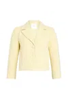 Patou Tailored Buttoned Jacket In Yellow