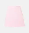 Patou Cotton-blend Tweed Miniskirt In Pink