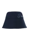 Patou Logo Embroidered Bucket Hat In Blue