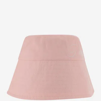 PATOU COTTON BUCKET HAT WITH LOGO
