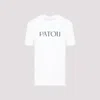 Patou Logo Print Regular Fit T-shirt In W White