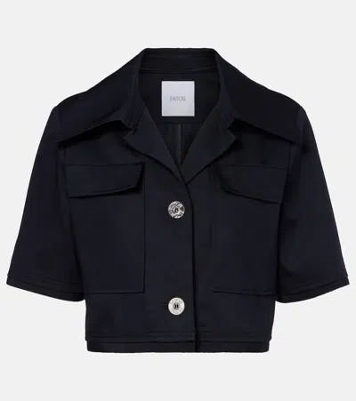 Patou Cotton Jacket In Black