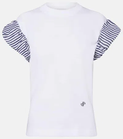 Patou Cotton Jersey T-shirt In White