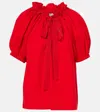 Patou Drawstring T-shirt In Red