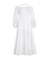 Patou Cotton Poplin Dress In White