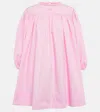Patou Cotton Poplin Minidress In Pink