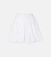 Patou High-waist Mini Bubble Skirt In White