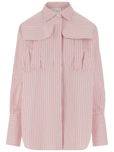 PATOU PATOU COTTON SHIRT WITH STRIPED PATTERN