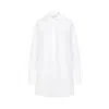 Patou Logo-embroidered Mini Shirt Dress