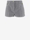 PATOU COTTON SHORT TROUSERS WITH STRIPED PATTERN