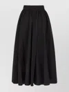 Patou Black Cotton Skirt